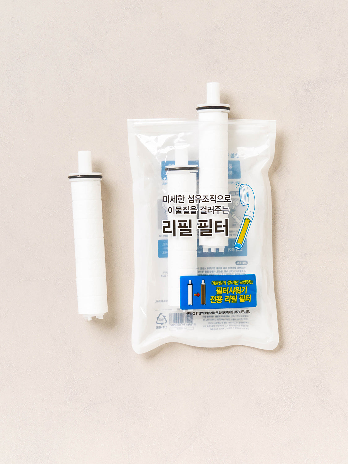 Daiso Filter Shower Replacement Refill 3pcs – Korean shower filter